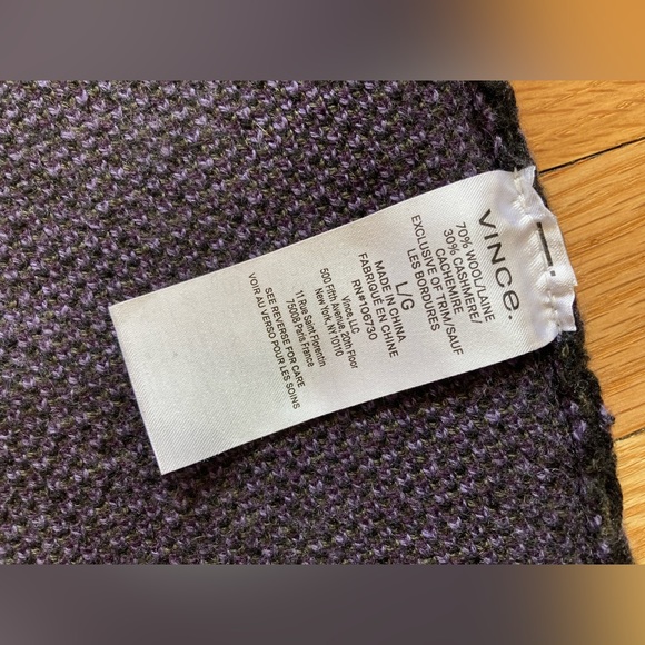 💜 EUC Vince Orchid cashmere & wool blend bralette tank top - Picture 12 of 14